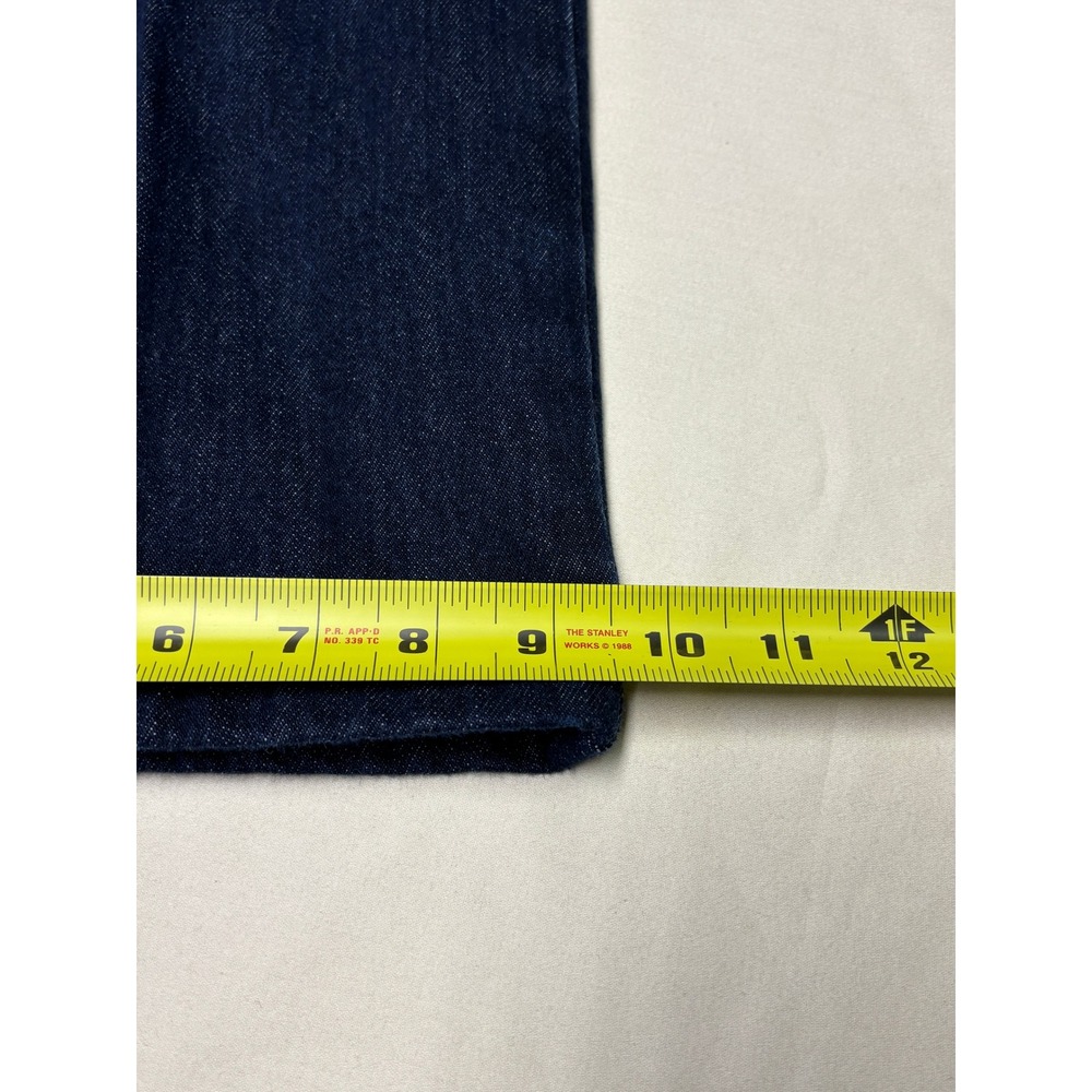 Levis 505 Regular Fit Straight Leg Jeans Mens 42x26 Dark Wash Indigo Denim - Picture 15 of 15